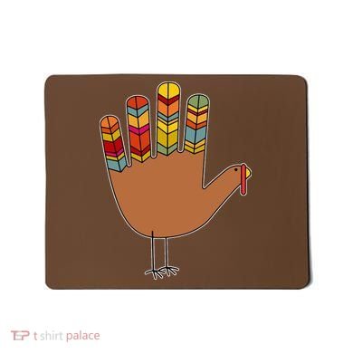 Turkey Hand High Five Mousepad