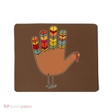 Turkey Hand High Five Mousepad