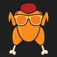 Turkey Head Happy Thanksgiving Day Funny Women's Sweatshirt thumb 2