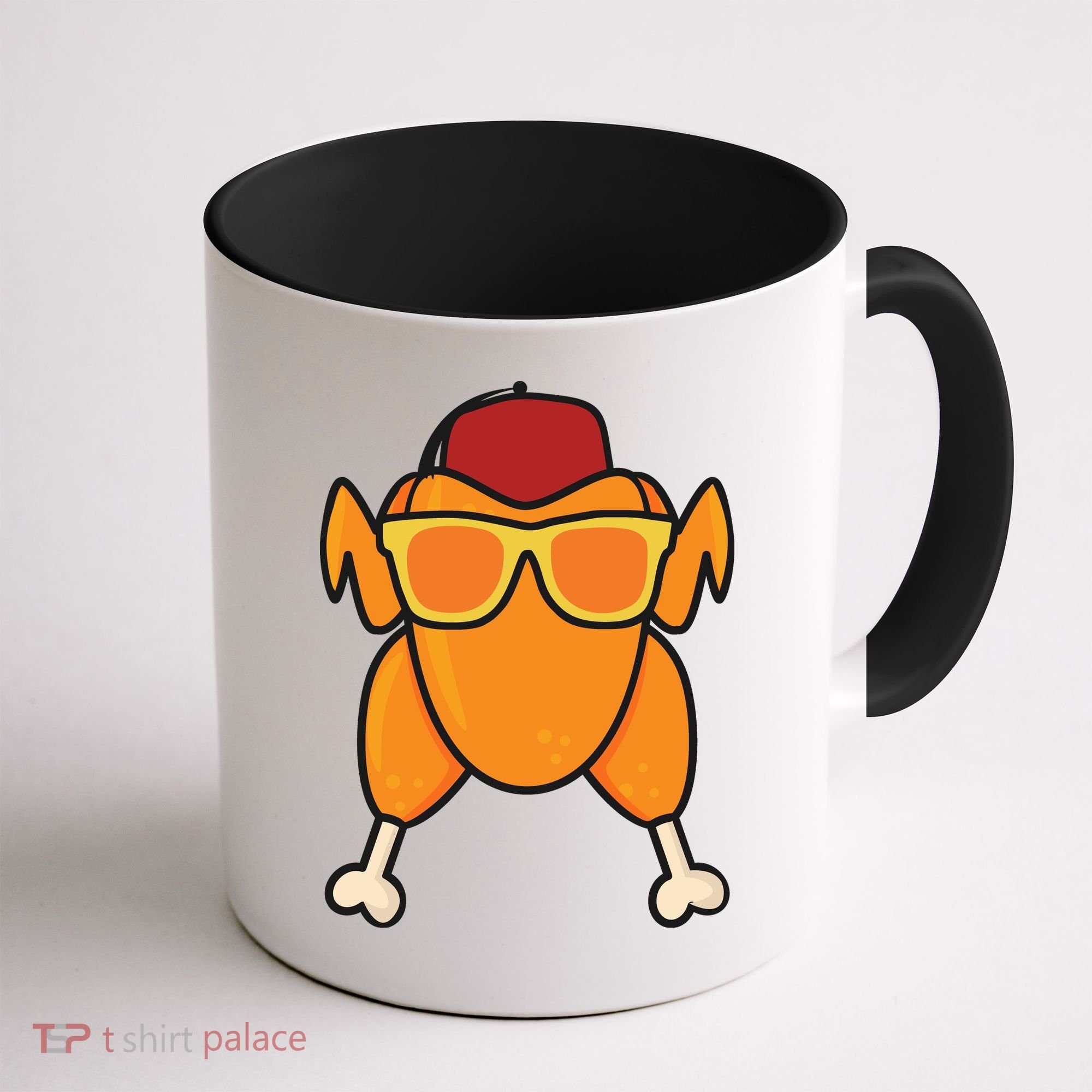 Turkey Head Happy Thanksgiving Day Funny Coffee Mug