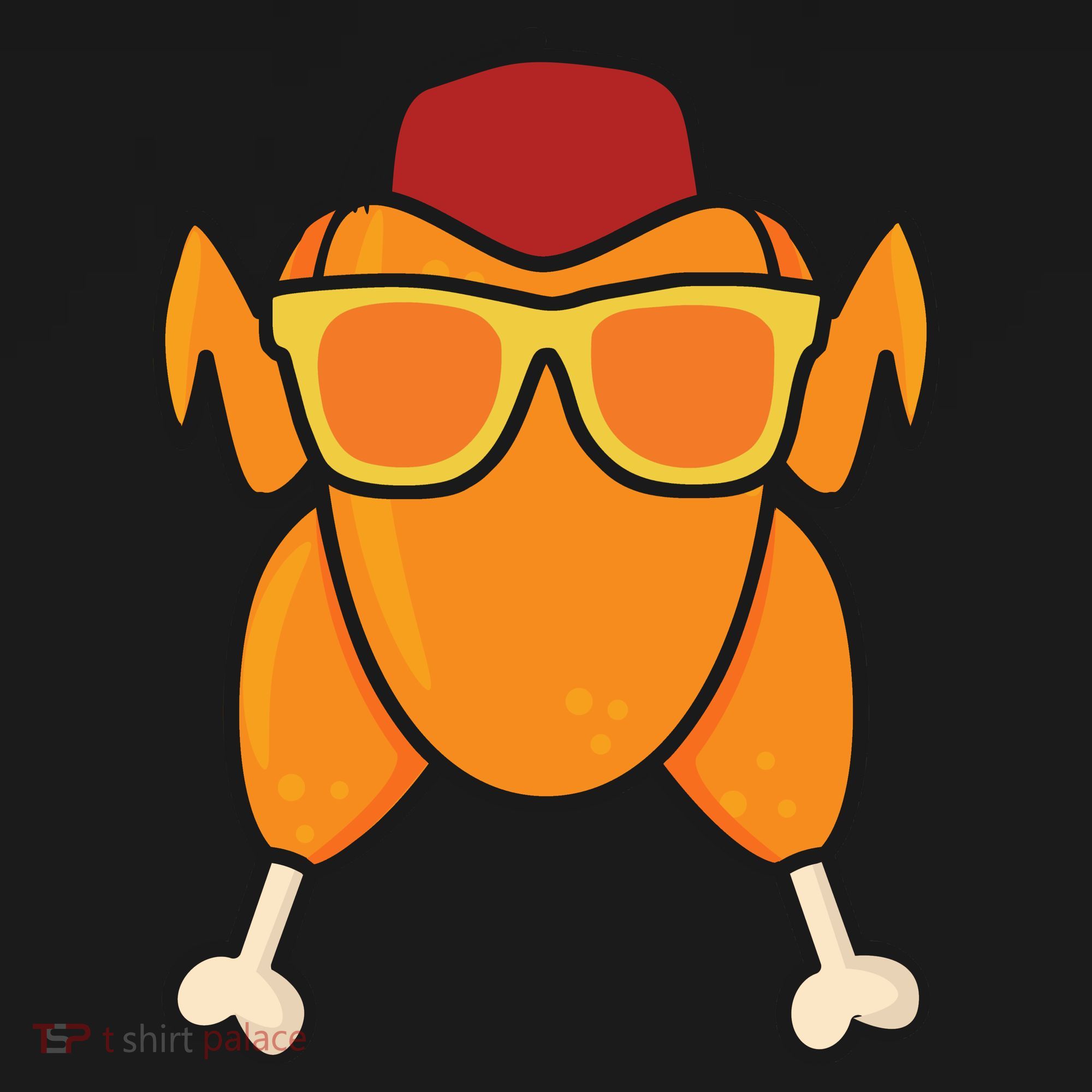 Turkey Head Happy Thanksgiving Day Funny Baby Bodysuit