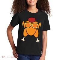 Turkey Head Happy Thanksgiving Day Funny Kids T-Shirt thumb 2