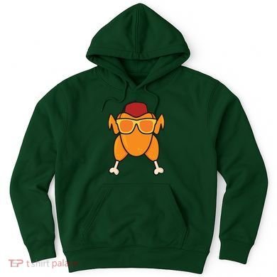 Turkey Head Happy Thanksgiving Day Funny Hoodie