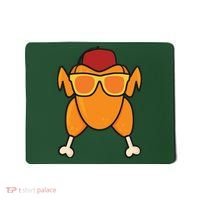 Turkey Head Happy Thanksgiving Day Funny Mousepad thumb 0