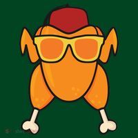 Turkey Head Happy Thanksgiving Day Funny Mousepad thumb 1