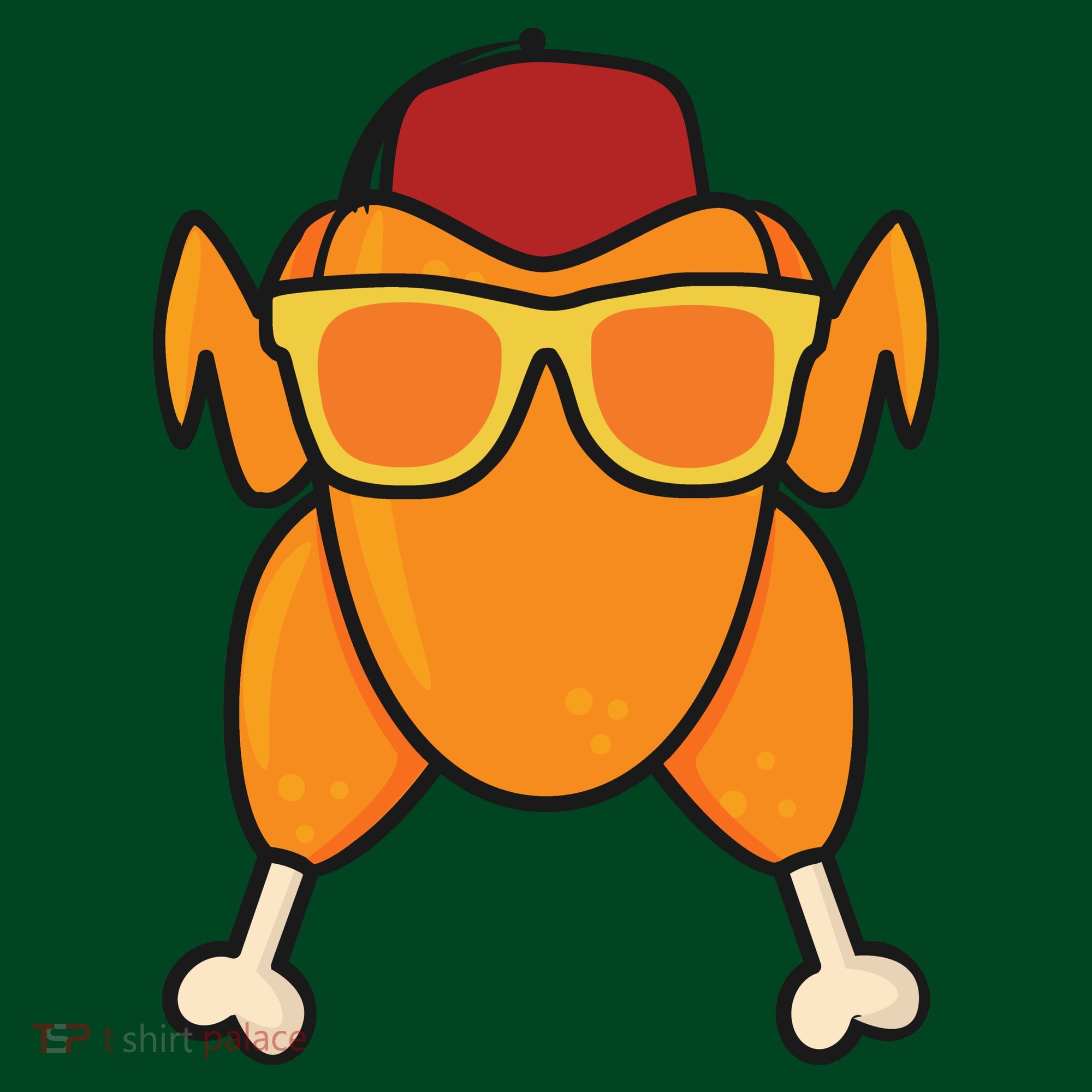 Turkey Head Happy Thanksgiving Day Funny Mousepad