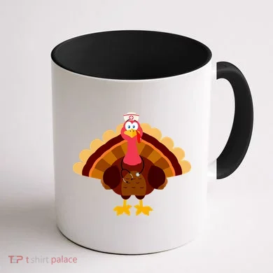 Turkey Nurse Coffee Mug back
