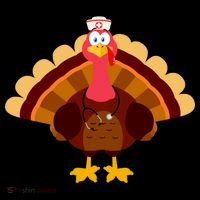 Turkey Nurse Kids Long Sleeve Shirt thumb 2