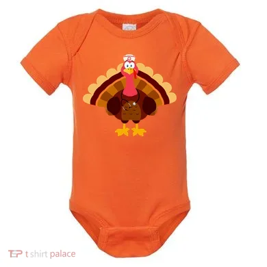 Turkey Nurse Baby Bodysuit