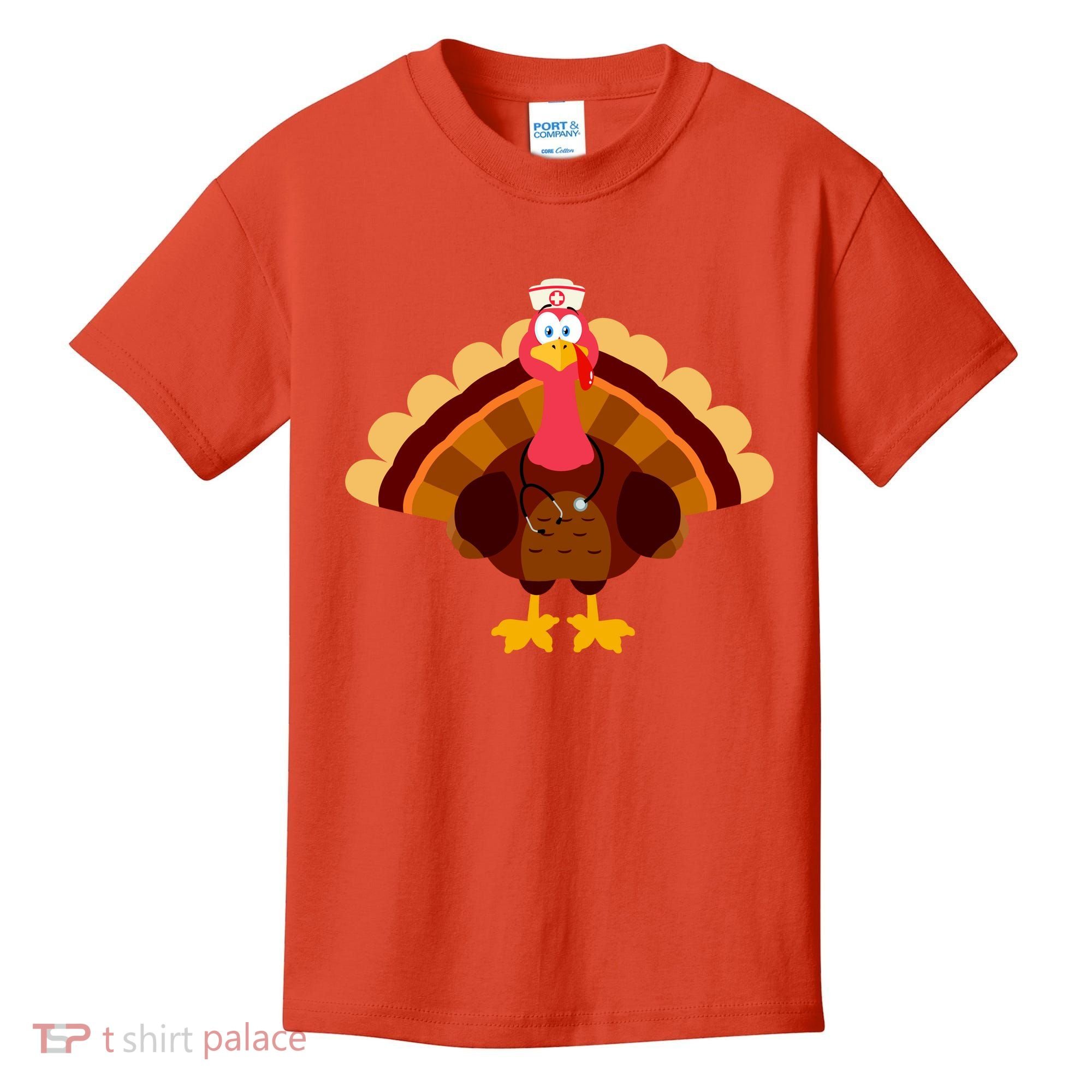 Turkey Nurse Kids T-Shirt