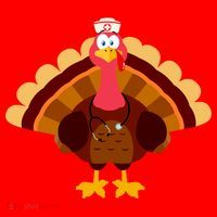 Turkey Nurse Santa Hat thumb 1