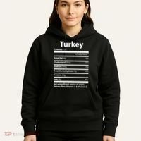 Turkey Nutritional Facts Funny Thanksgiving Hoodie thumb 5