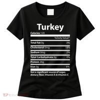 Turkey Nutritional Facts Funny Thanksgiving Women's T-Shirt thumb 0