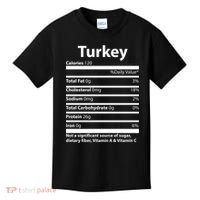 Turkey Nutritional Facts Funny Thanksgiving Kids T-Shirt thumb 0