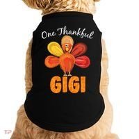 Turkey One Thankful Gigi Doggie Tank thumb 0