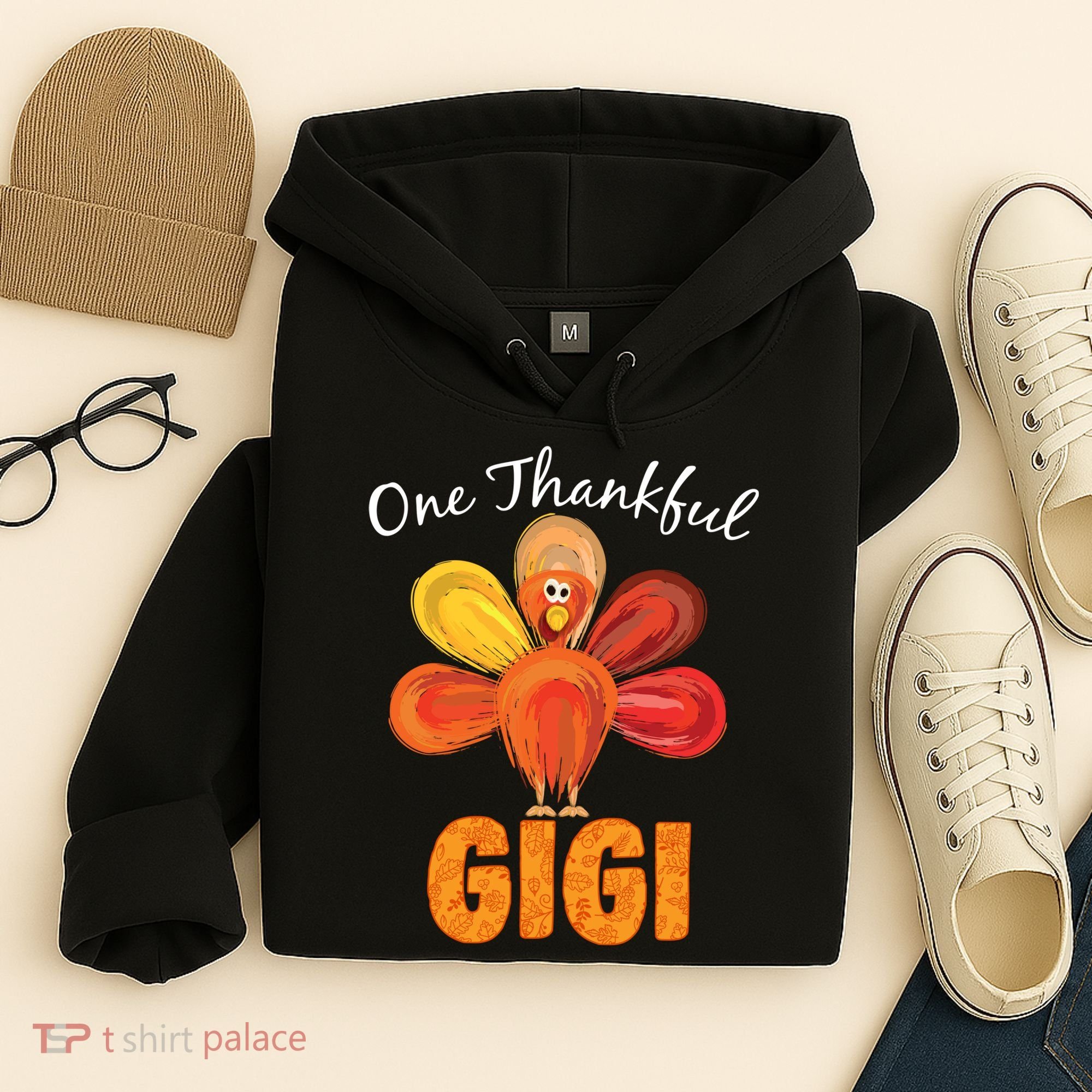 Turkey One Thankful Gigi Hoodie