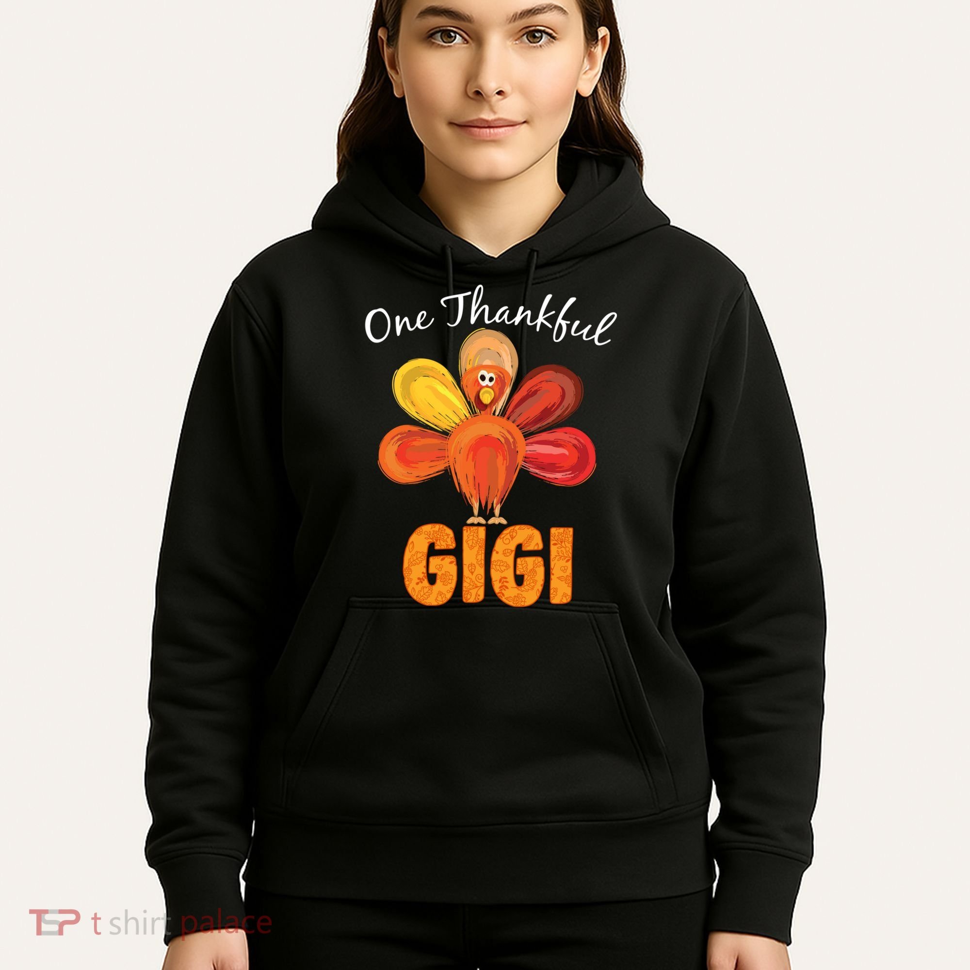 Turkey One Thankful Gigi Hoodie
