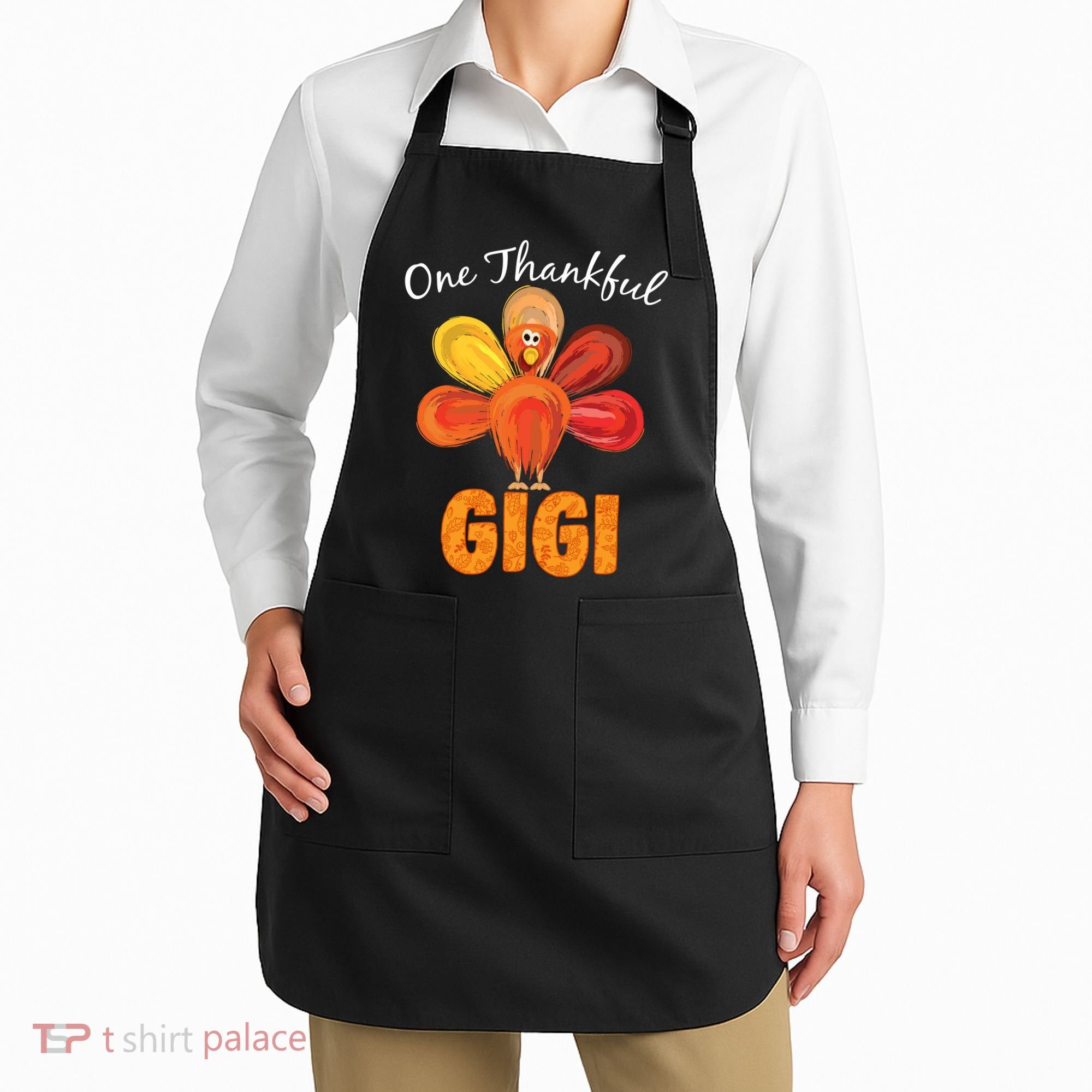 Turkey One Thankful Gigi Apron
