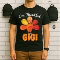 Turkey One Thankful Gigi T-Shirt thumb 6