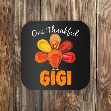 Turkey One Thankful Gigi Coaster