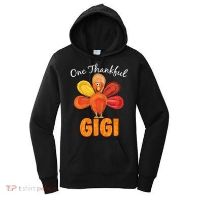 Turkey One Thankful Gigi Women's Hoodie