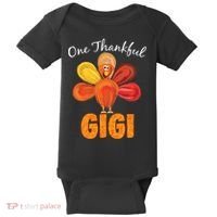 Turkey One Thankful Gigi Baby Bodysuit thumb 0