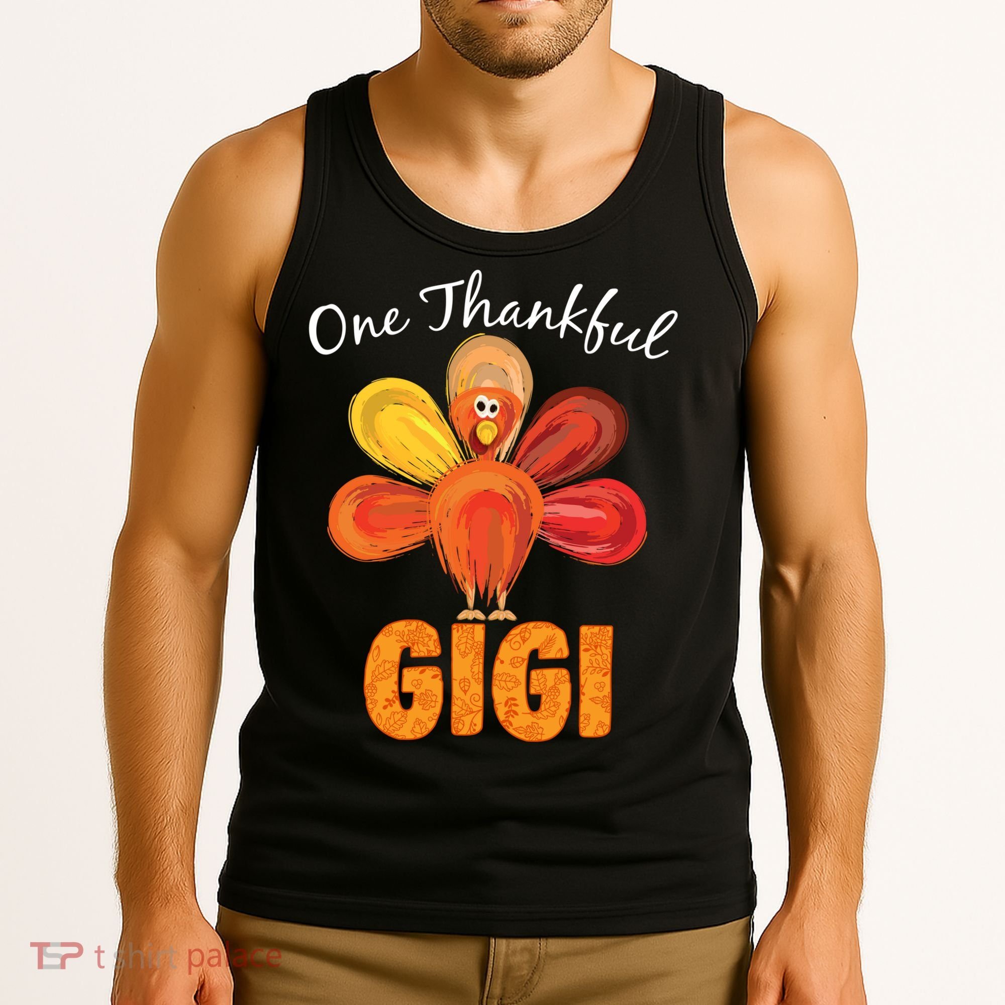 Turkey One Thankful Gigi Tank Top