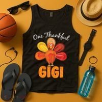 Turkey One Thankful Gigi Tank Top thumb 4