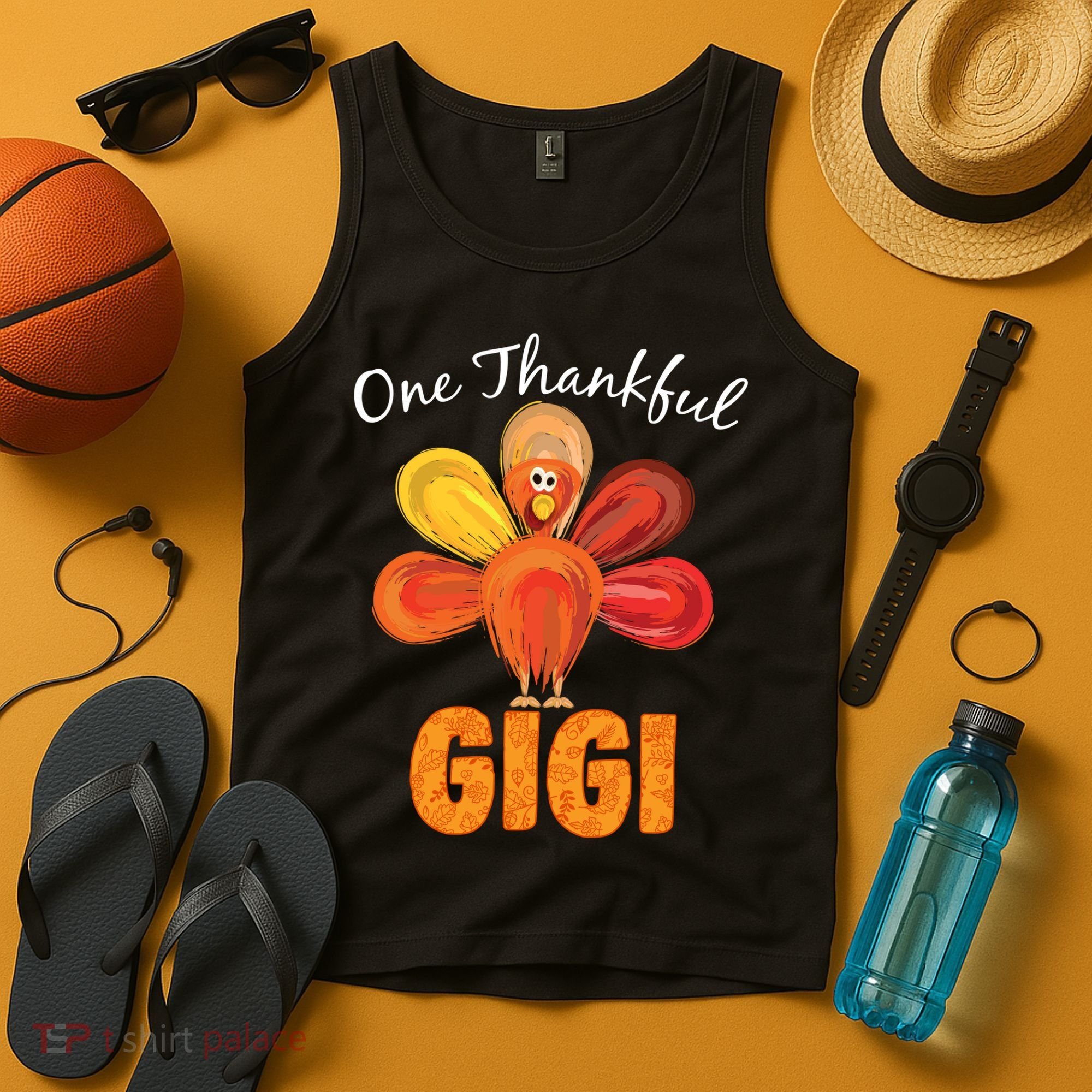 Turkey One Thankful Gigi Tank Top