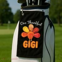 Turkey One Thankful Gigi Golf Towel thumb 2