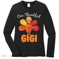 Turkey One Thankful Gigi Women's Long Sleeve Shirt thumb 0