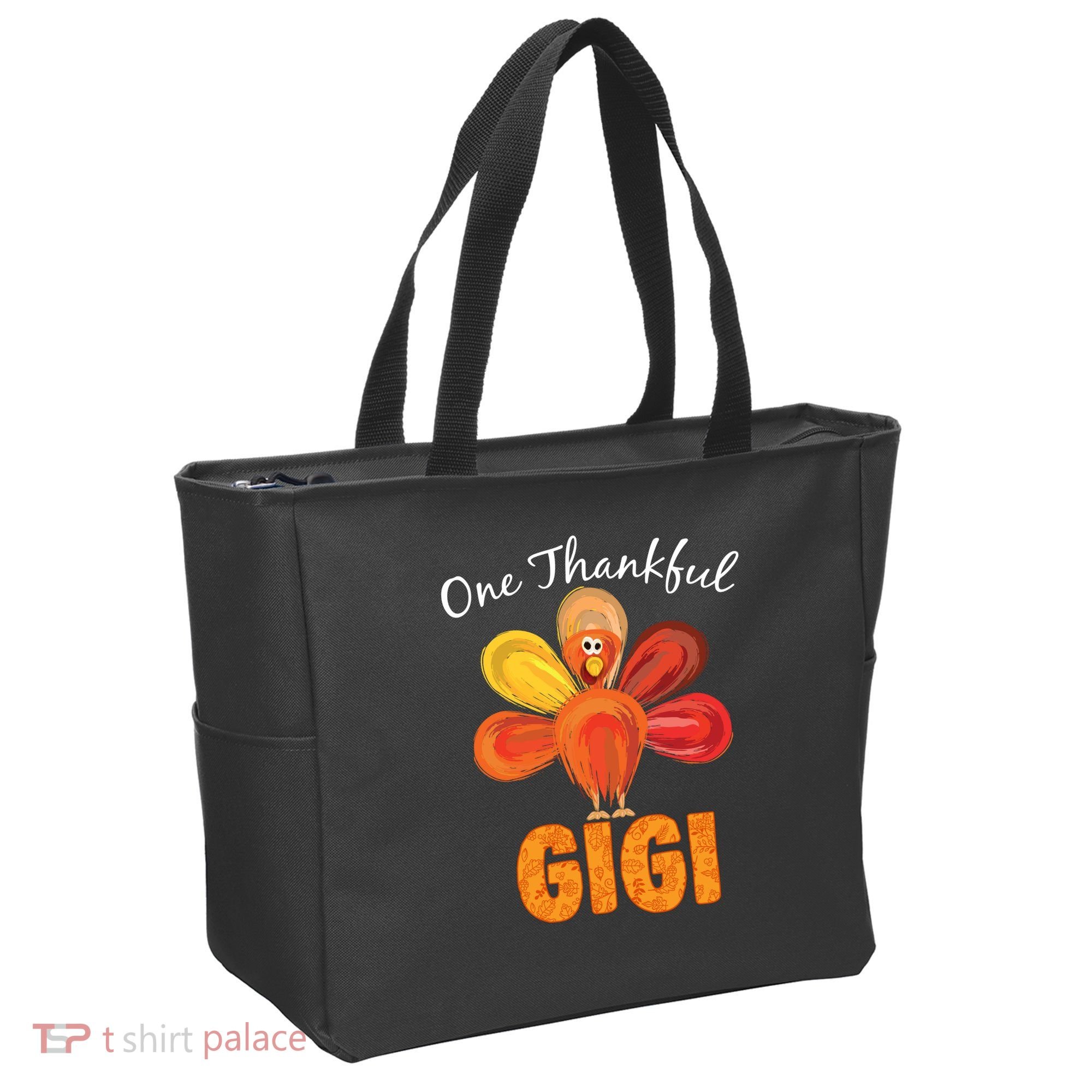 Turkey One Thankful Gigi Tote Bag
