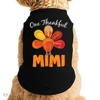 Turkey One Thankful Mimi Doggie Tank thumb 0
