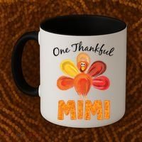 Turkey One Thankful Mimi Coffee Mug thumb 2