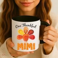 Turkey One Thankful Mimi Coffee Mug thumb 3