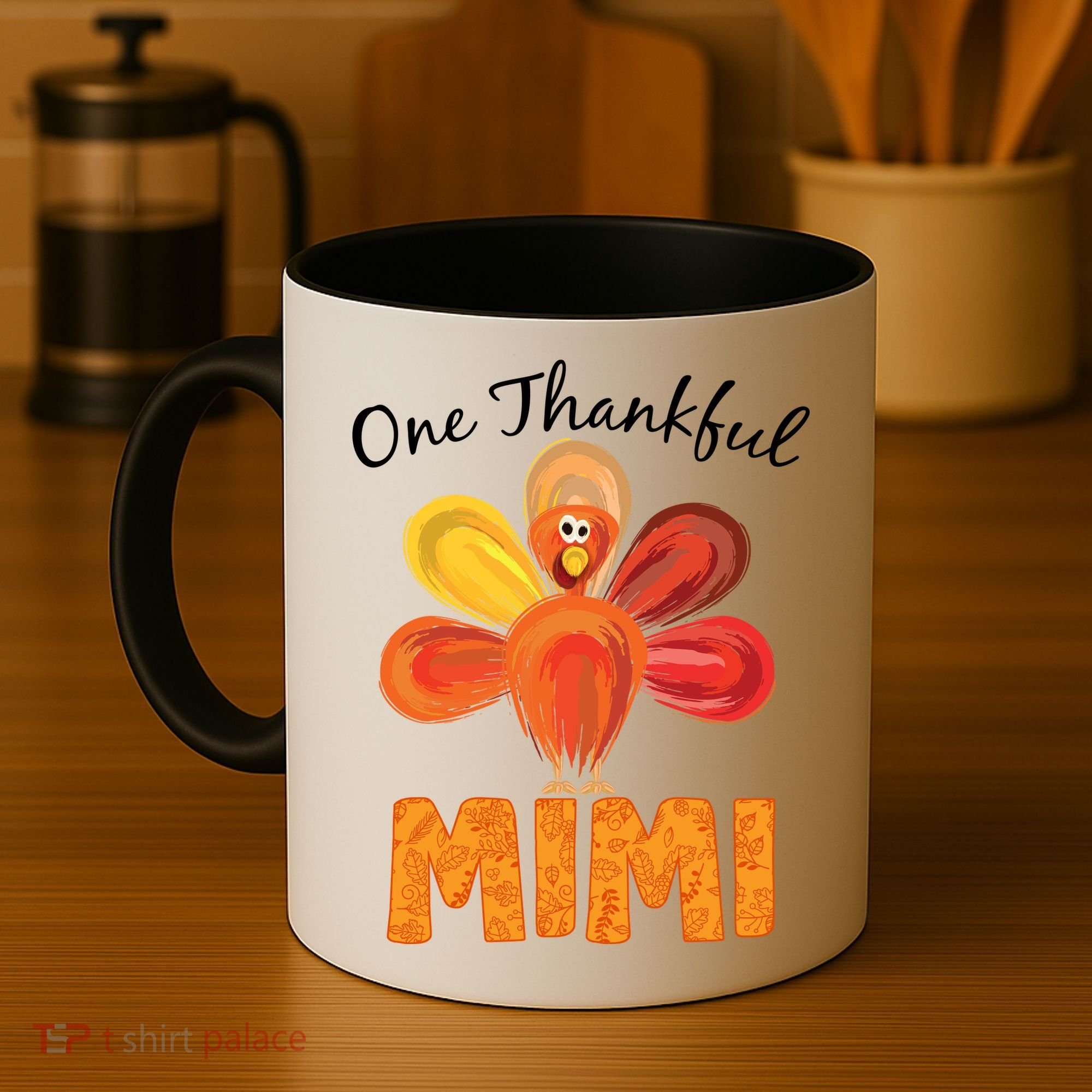 Turkey One Thankful Mimi Coffee Mug