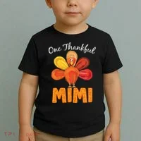 Turkey One Thankful Mimi Toddler T-Shirt thumb 2