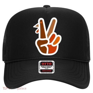 Turkey Peace Sign Hand Hat