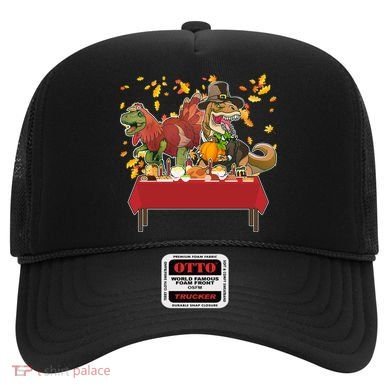 Turkey Pilgrim Dinosaurs T-Rex Funny Thanksgiving Hat