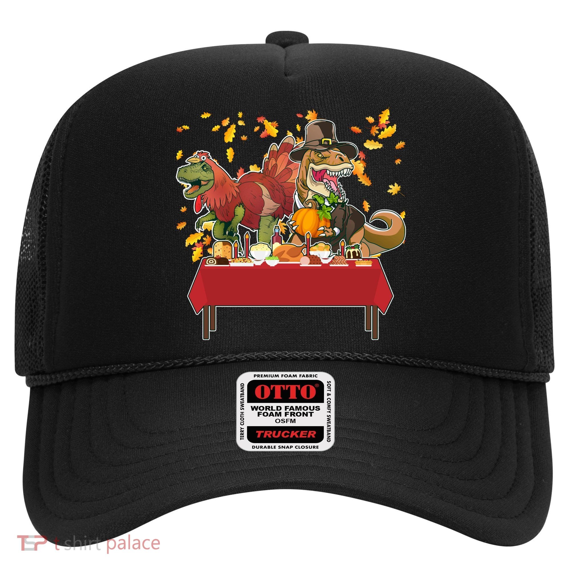 Turkey Pilgrim Dinosaurs T-Rex Funny Thanksgiving Hat