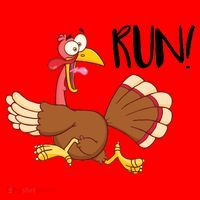 Turkey Run Santa Hat thumb 1