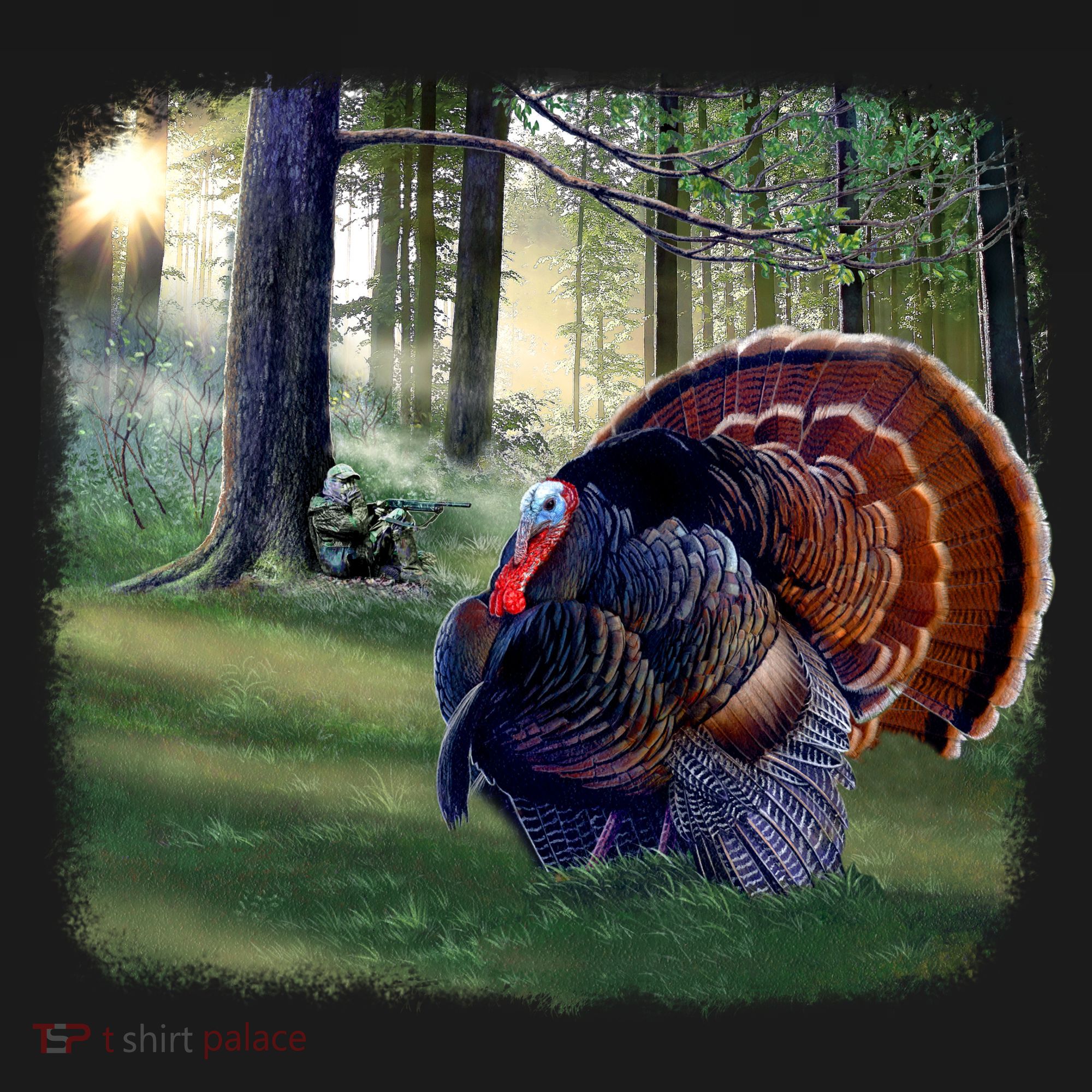 Turkey Time USA-Made Doggie Bandana