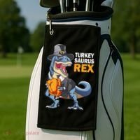 Turkeysaurus Rex Golf Towel thumb 2