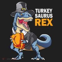 Turkeysaurus Rex Golf Towel thumb 3