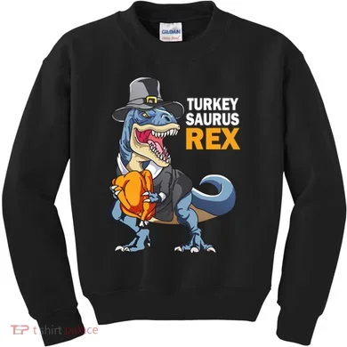 Turkeysaurus Rex Kids Sweatshirt