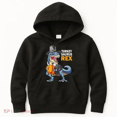 Turkeysaurus Rex Kids Hoodie