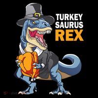 Turkeysaurus Rex Kids Hoodie thumb 5