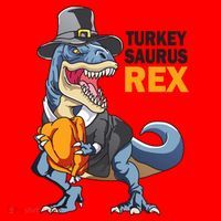 Turkeysaurus Rex Santa Hat thumb 1