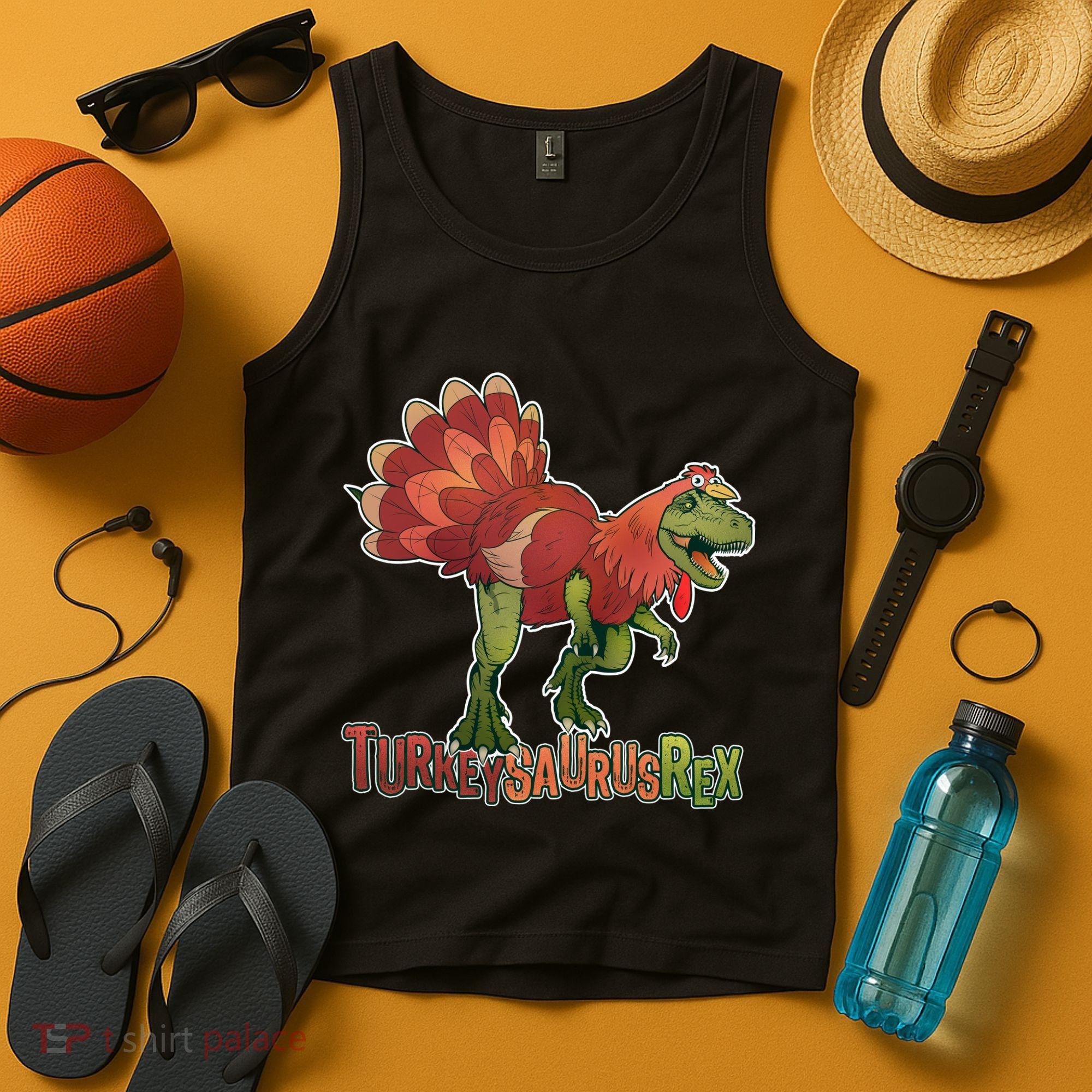Turkeysaurus Rex Costume Tank Top