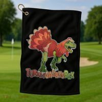 Turkeysaurus Rex Costume Golf Towel thumb 1